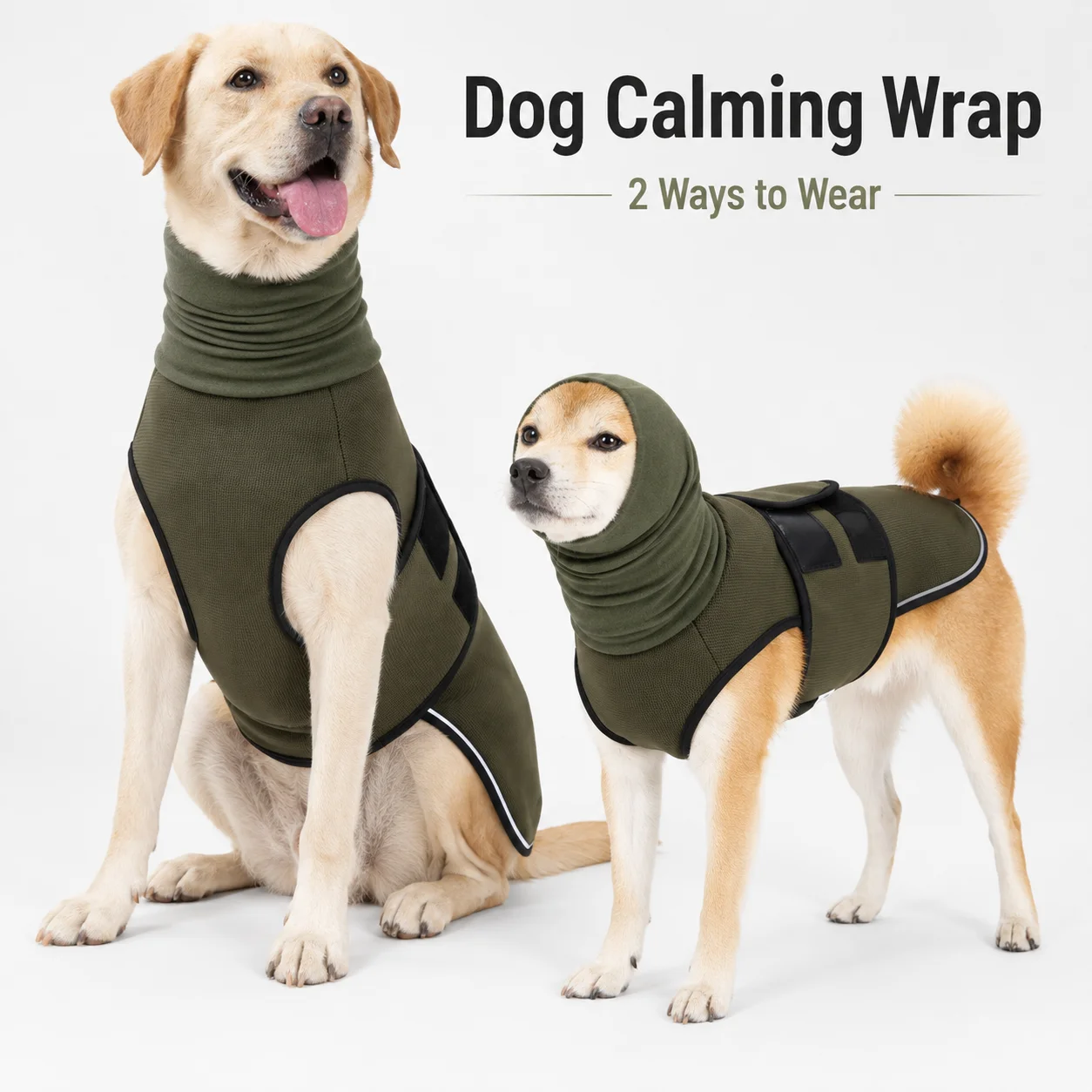 Dog Anxiety Vest - Verstelbaar kalmerend shirt voor honden, zacht