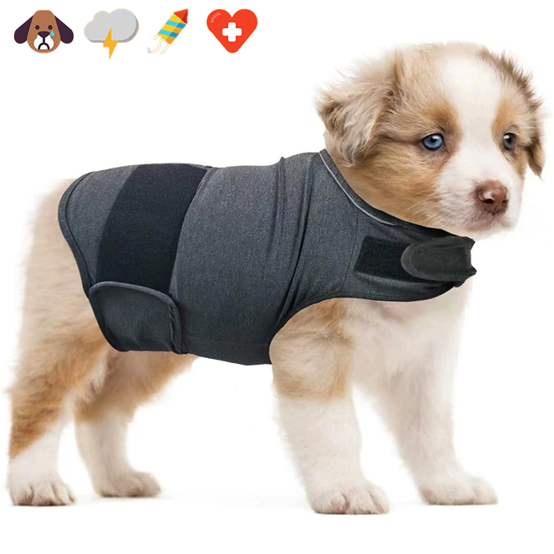 Dog Anxiety Vest - Hondenangstvest Ademend hondenstressverlichtend hondenbliksembeveiligingsvest voor anti-angstvest