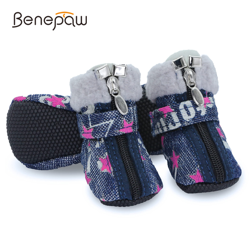 Dog Booties Paw Protector - Benepaw Warm Dog Schoenen Winter Comfortabele
