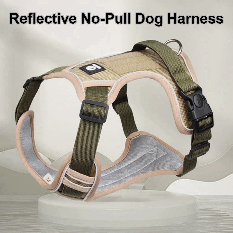 No Pull Dog Harness - Tactische No-Pull Hondentuig Reflecterend Heavy Duty