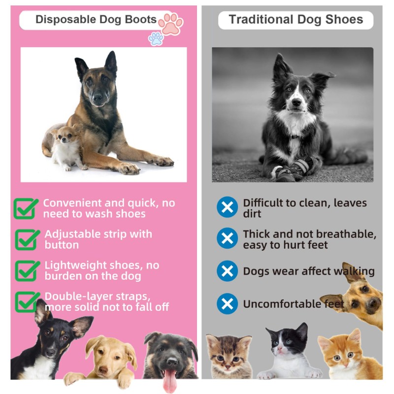 【CHRISTMAS】 Wegwerpoverschoene - Dog Booties Paw Protector recensie en prijs