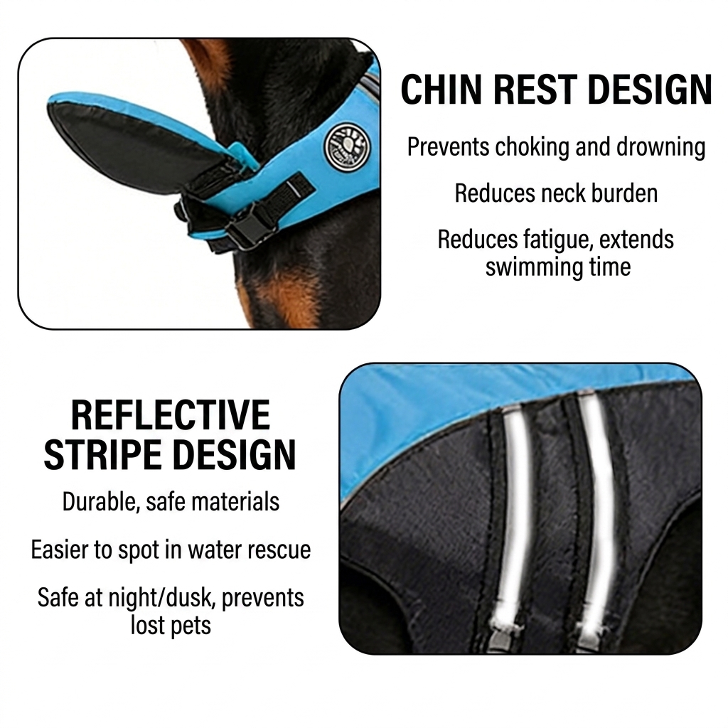 Hondenzwemvest met hoge drijfv - Dog Life Jacket recensie en prijs