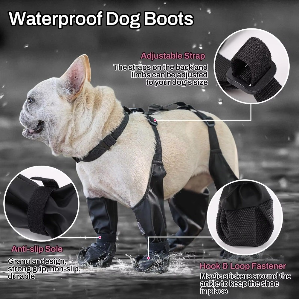 Anti-val waterdichte hondensch - Dog Booties Paw Protector recensie en prijs