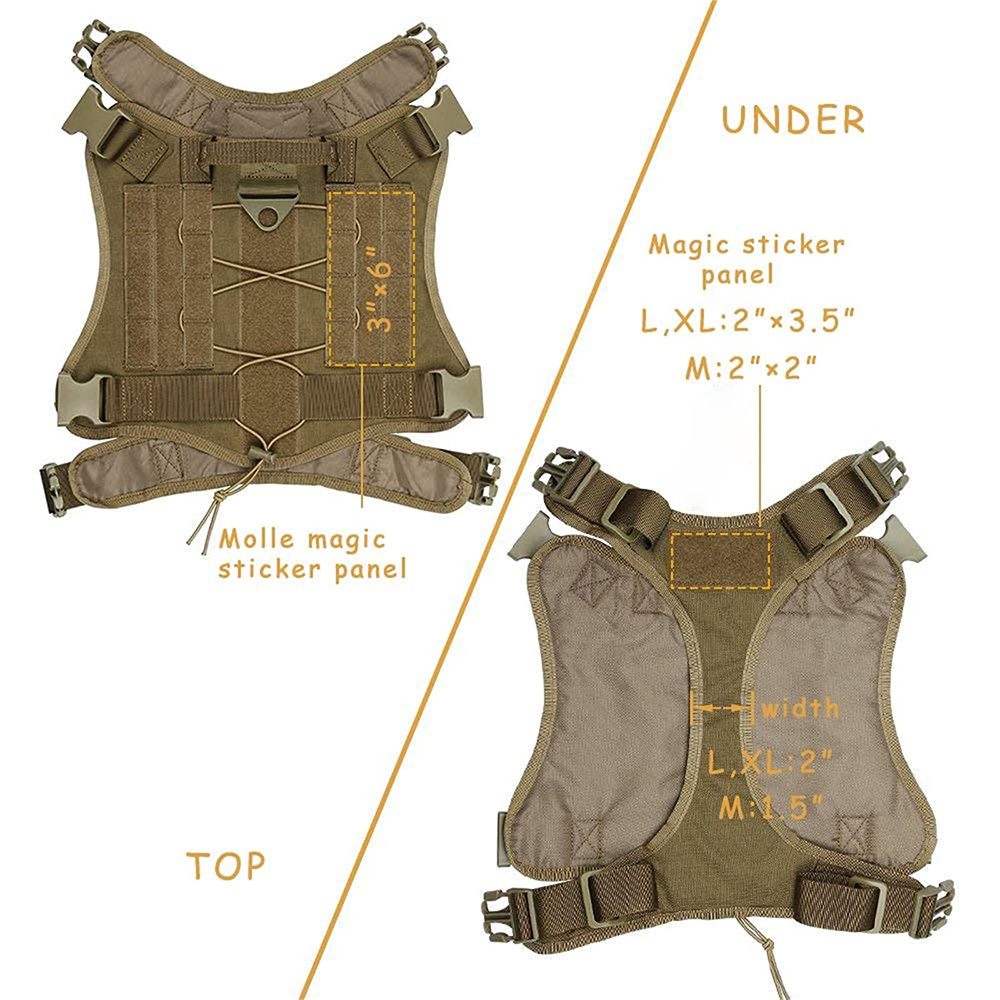 Tactisch hondenharnas voor gro - No Pull Dog Harness recensie en prijs