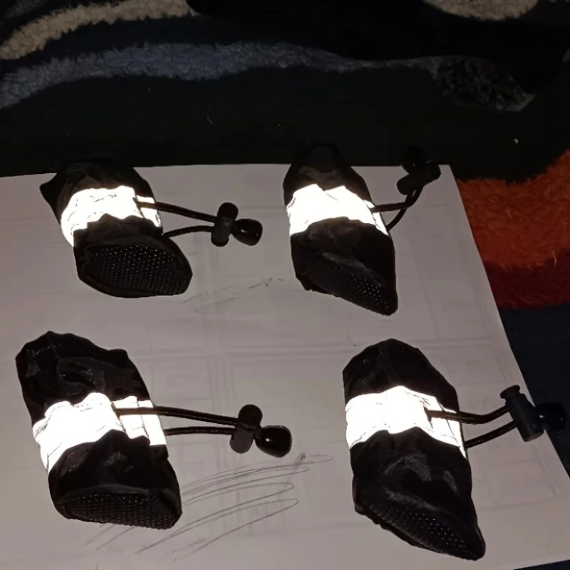 4 paar honden regenlaarzen, wa - Dog Booties Paw Protector recensie en prijs