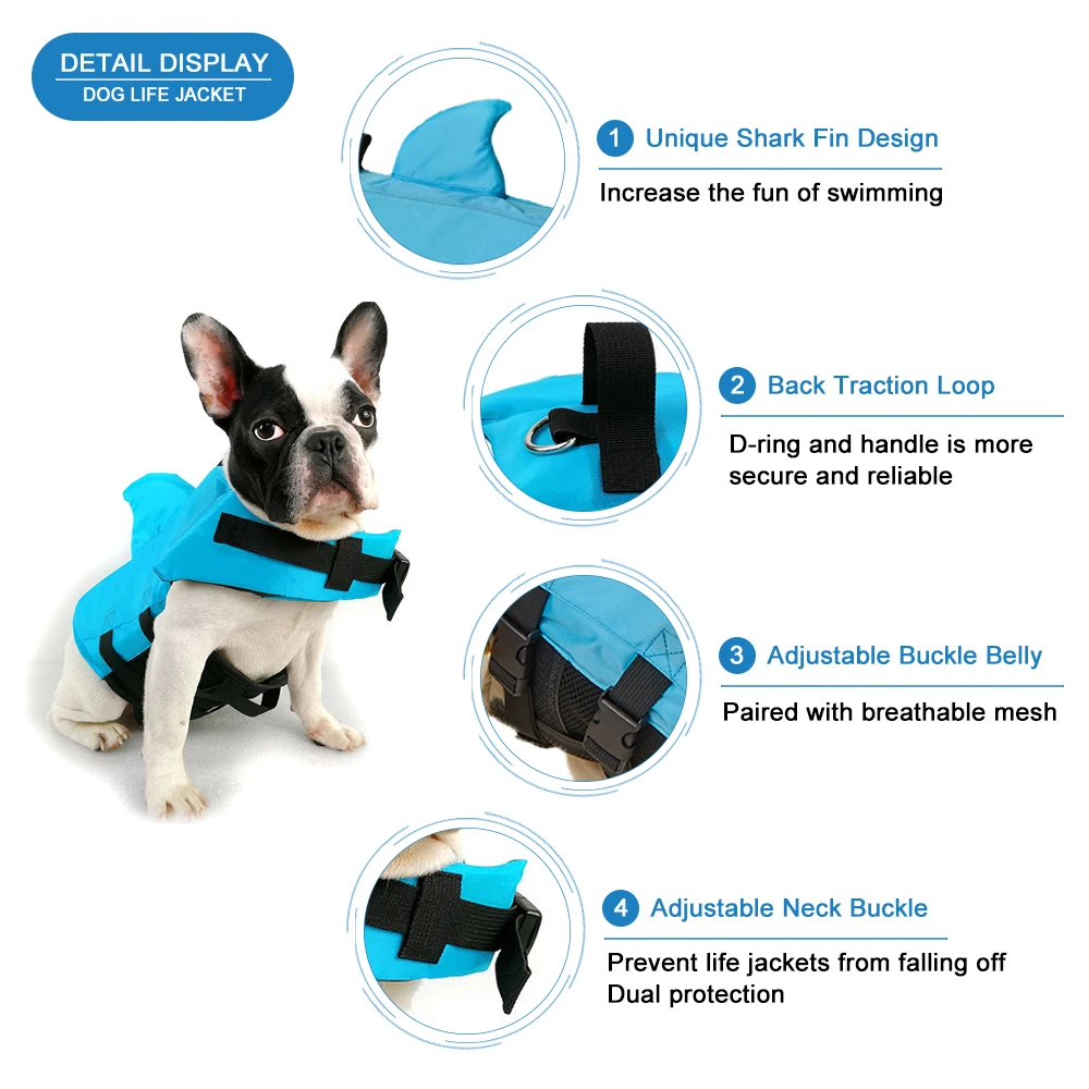 2026 Haaienvin Honden Zwemvest - Dog Life Jacket recensie en prijs