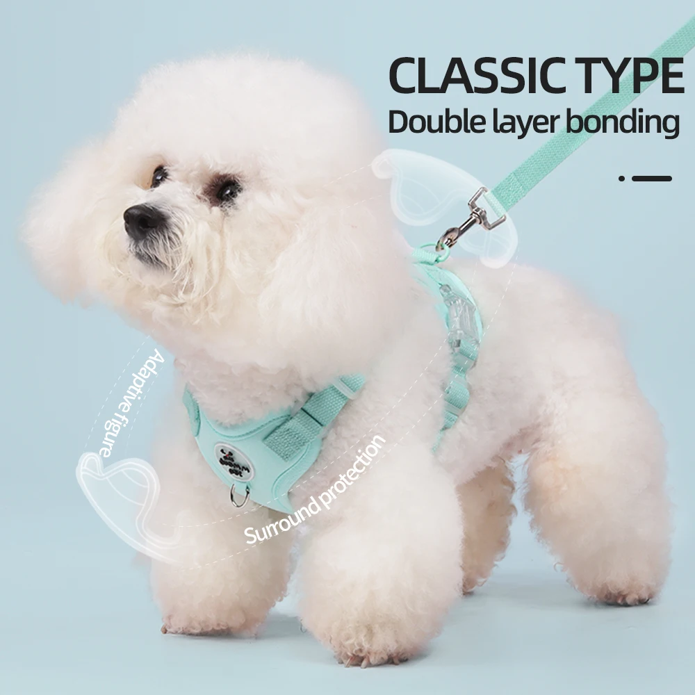 Kleurrijk lichtgewicht hondenh - No Pull Dog Harness recensie en prijs