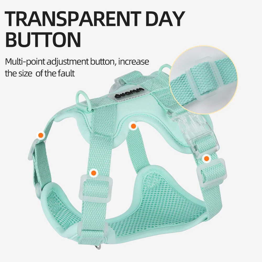 Kleurrijk lichtgewicht hondenh - No Pull Dog Harness recensie en prijs