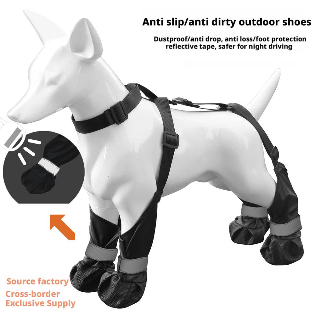 Hondenlaarzen met bretels, wat - Dog Booties Paw Protector recensie en prijs